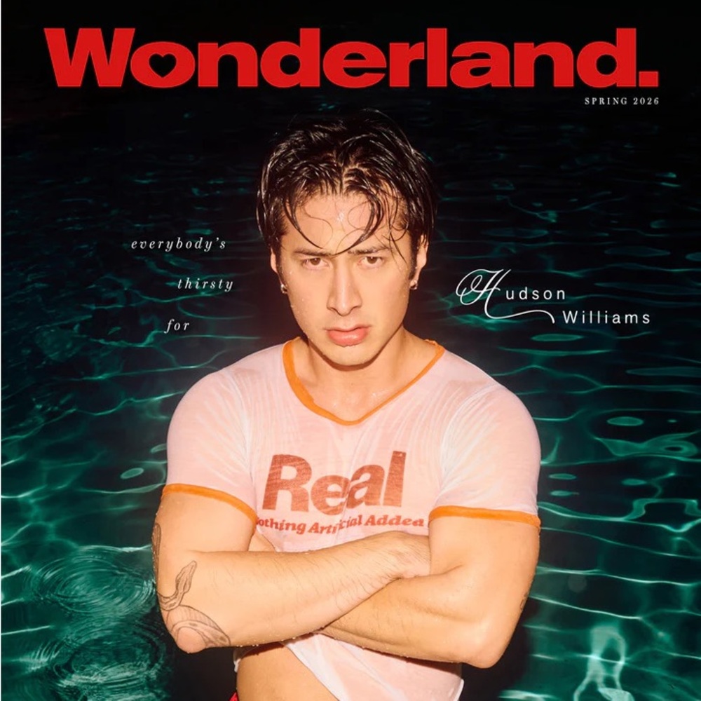WONDERLAND Hudson Williams magazine brand new